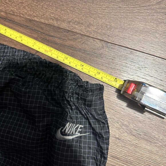 Nike ACG Black Plaid-Striped Trackpants – Vintage – Size M - Picture 3 of 8